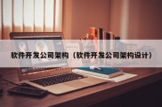 软件开发公司架构（软件开发公司架构设计）