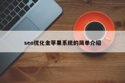 seo优化金苹果系统的简单介绍