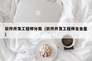 软件开发工程师分类（软件开发工程师含金量）