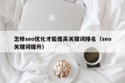 怎样seo优化才能提高关键词排名（seo关键词提升）