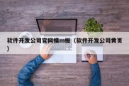 软件开发公司官网模m板（软件开发公司黄页）