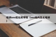 培训seo优化的学校（seo站内优化培训）