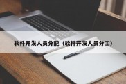 软件开发人员分配（软件开发人员分工）