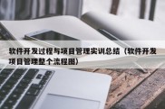 软件开发过程与项目管理实训总结（软件开发项目管理整个流程图）