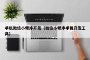 手机微信小程序开发（微信小程序手机开发工具）