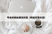 专业的网站建设托管（网站托管内容）